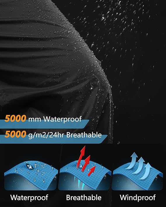 Reflective Black Water Proof Pants