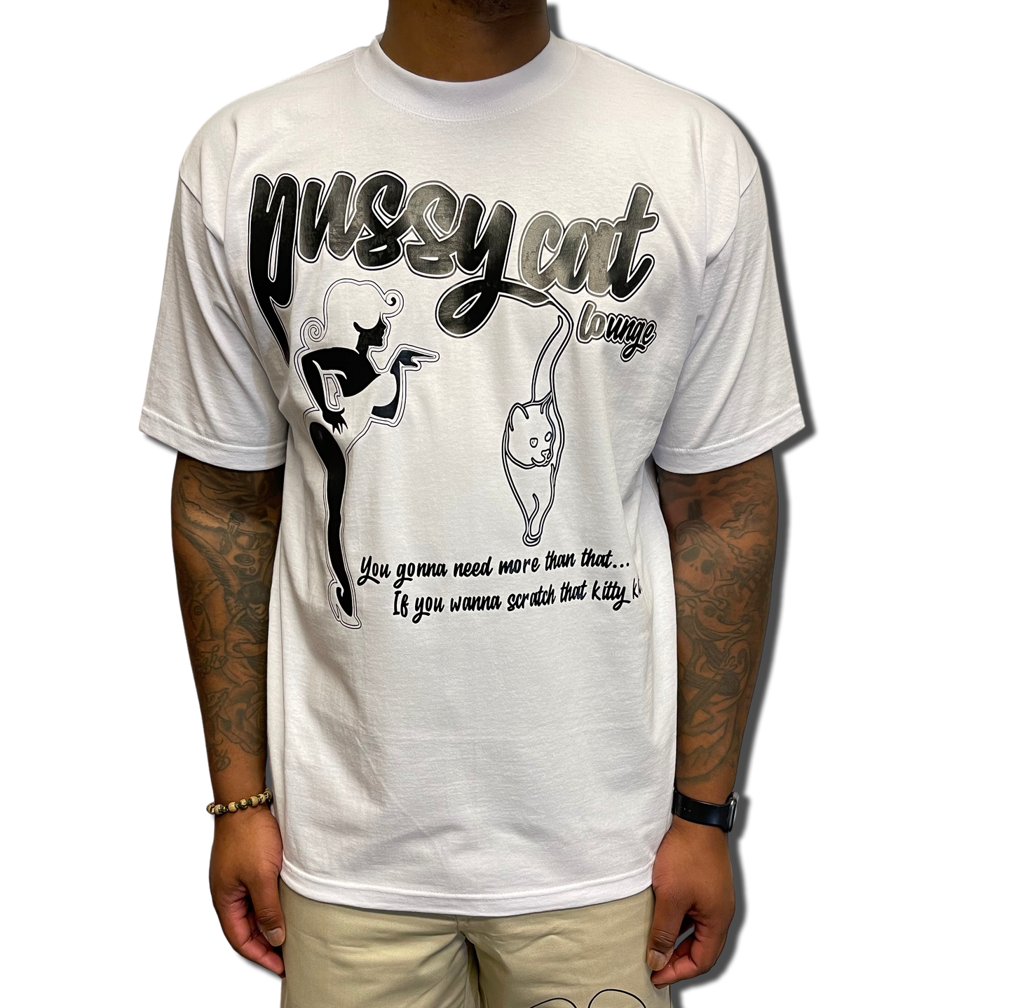 Pussycat Lounge Tee white