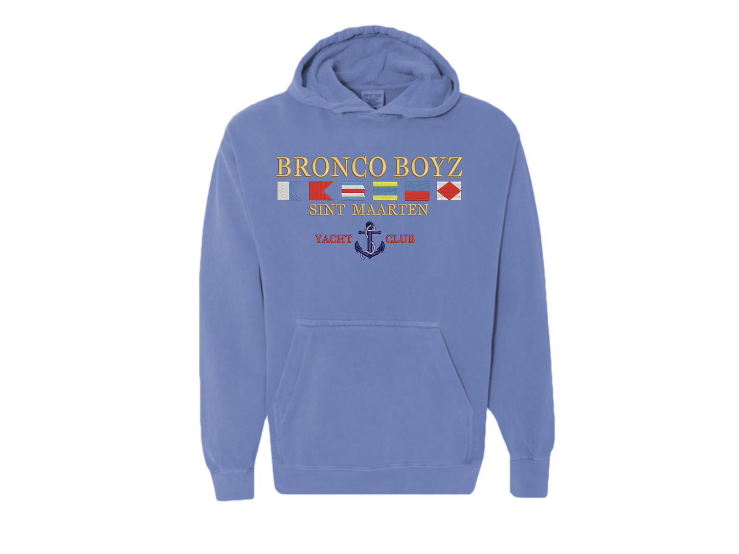 Sint Maarten Blue Hoodie