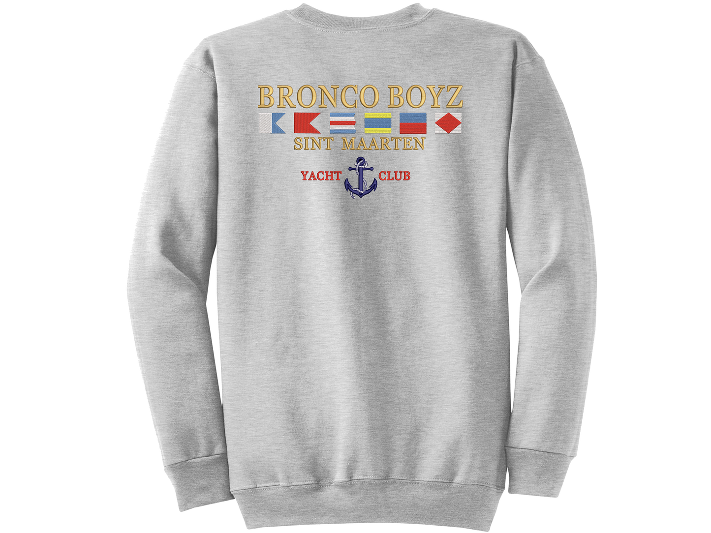 Sint Maarten Navy Ash Grey Sweatshirt