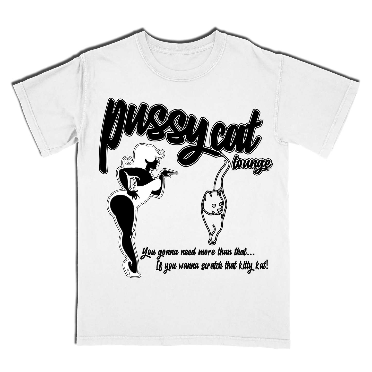 Pussycat Lounge Tee white