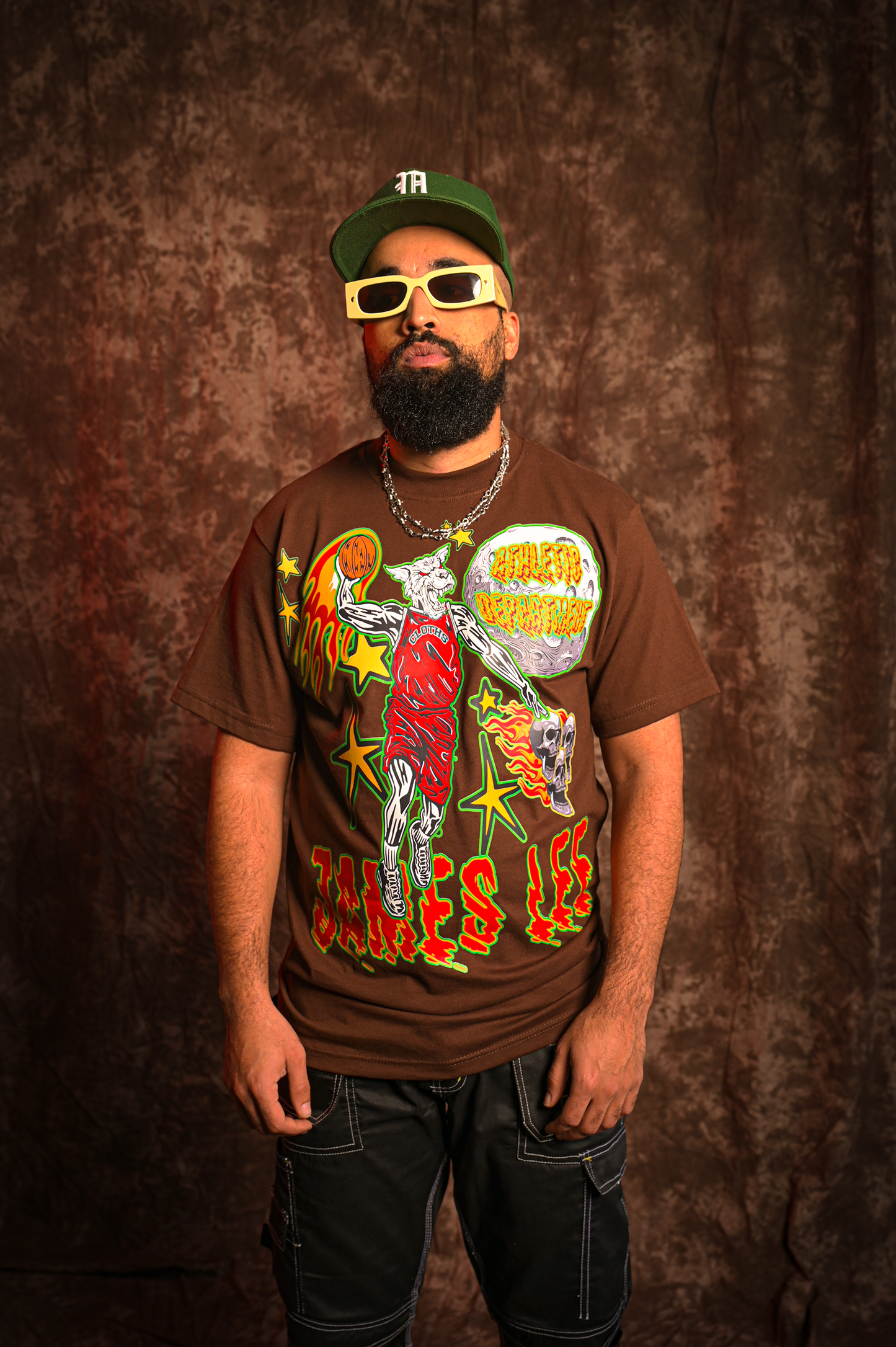 Werewolves Basketball Tee (brown)