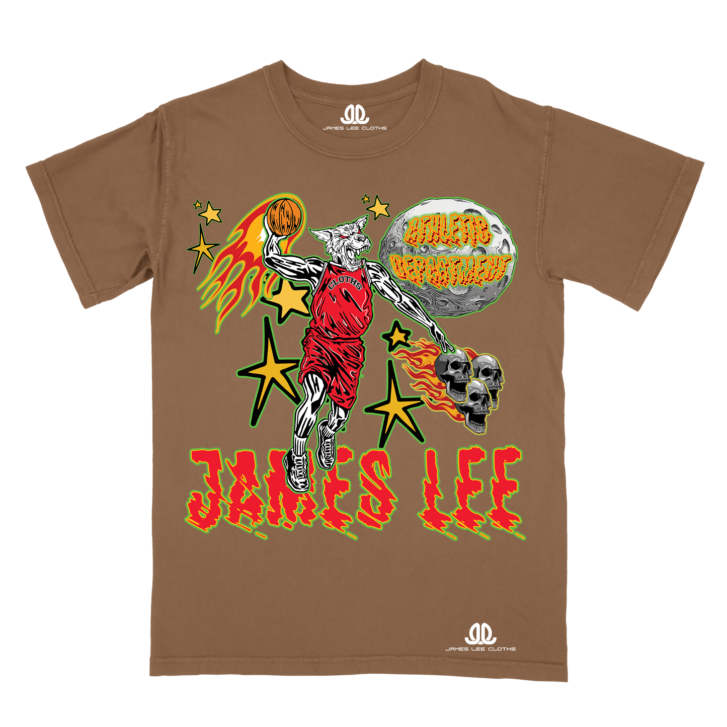 Werewolves Basketball Tee (brown)