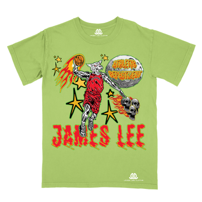 Werewolves Basketball Tee (lime)